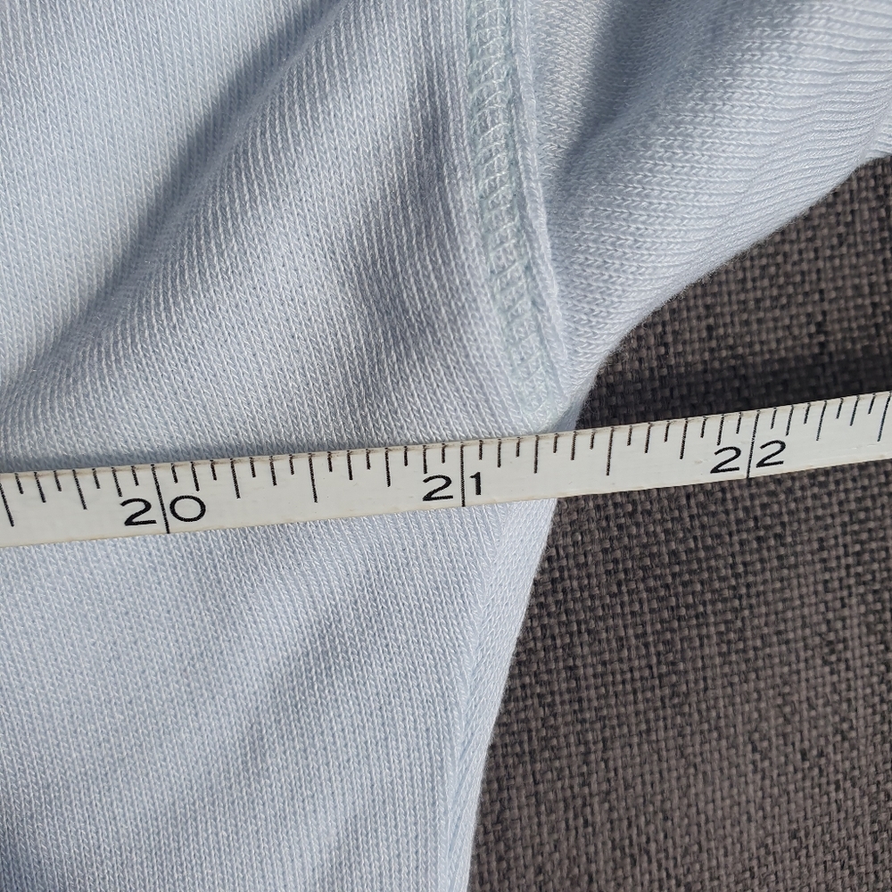 Sweaty Betty Sweatshirt Side Split Light Blue Small Oversize Relaxed - Picture 10 of 16